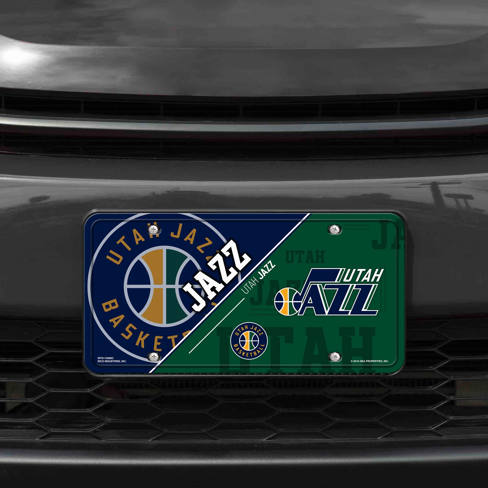 Rico Industries NBA Basketball Champions Metal Auto Tag 6" x 12" for Truck Car SUV