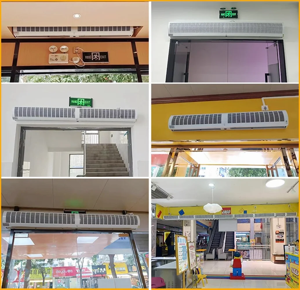 Cortina De Aire Interior, Cortina De Aire Comercial/Doméstica, 60cm, 90cm, 100cm, 120cm, 150cm, 2 Velocidades, Bajo Consumo, Silencio (Size : 120cm)