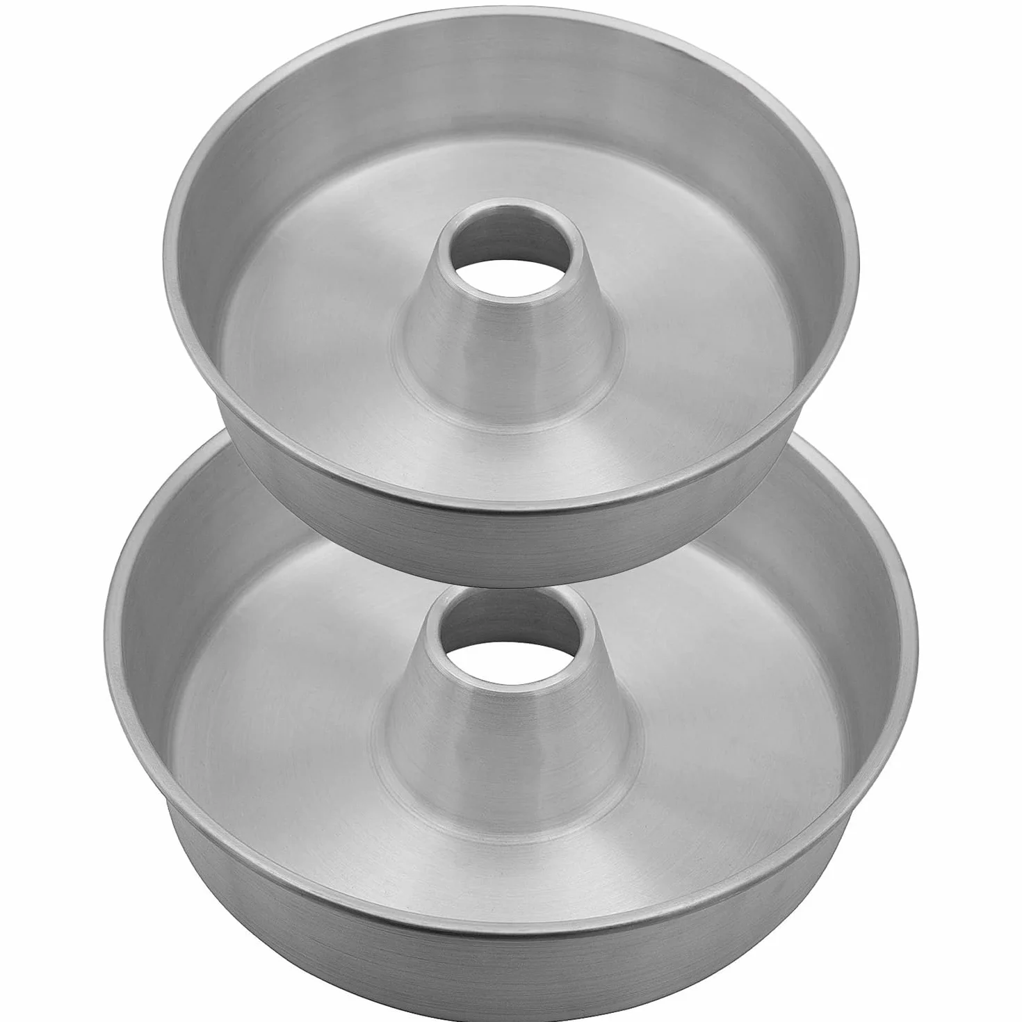 Bizcochera de Aluminio - Molde Anillo - Molde Savarín - Set de 2 - Ø 24 y 28 cm