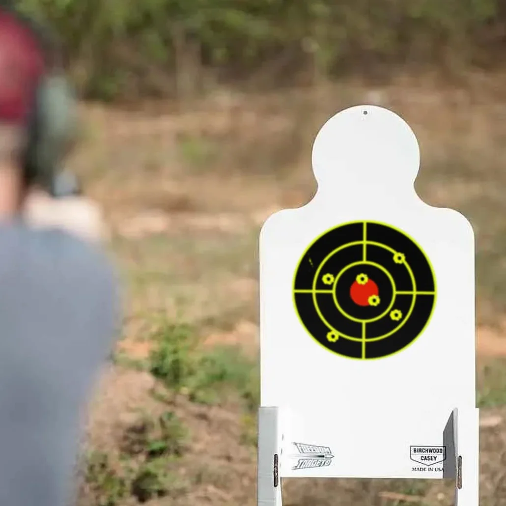 Splatter Target Stickers 200 Pcs, 3 Inch Reactive Air Gun Targets, Yellow Red