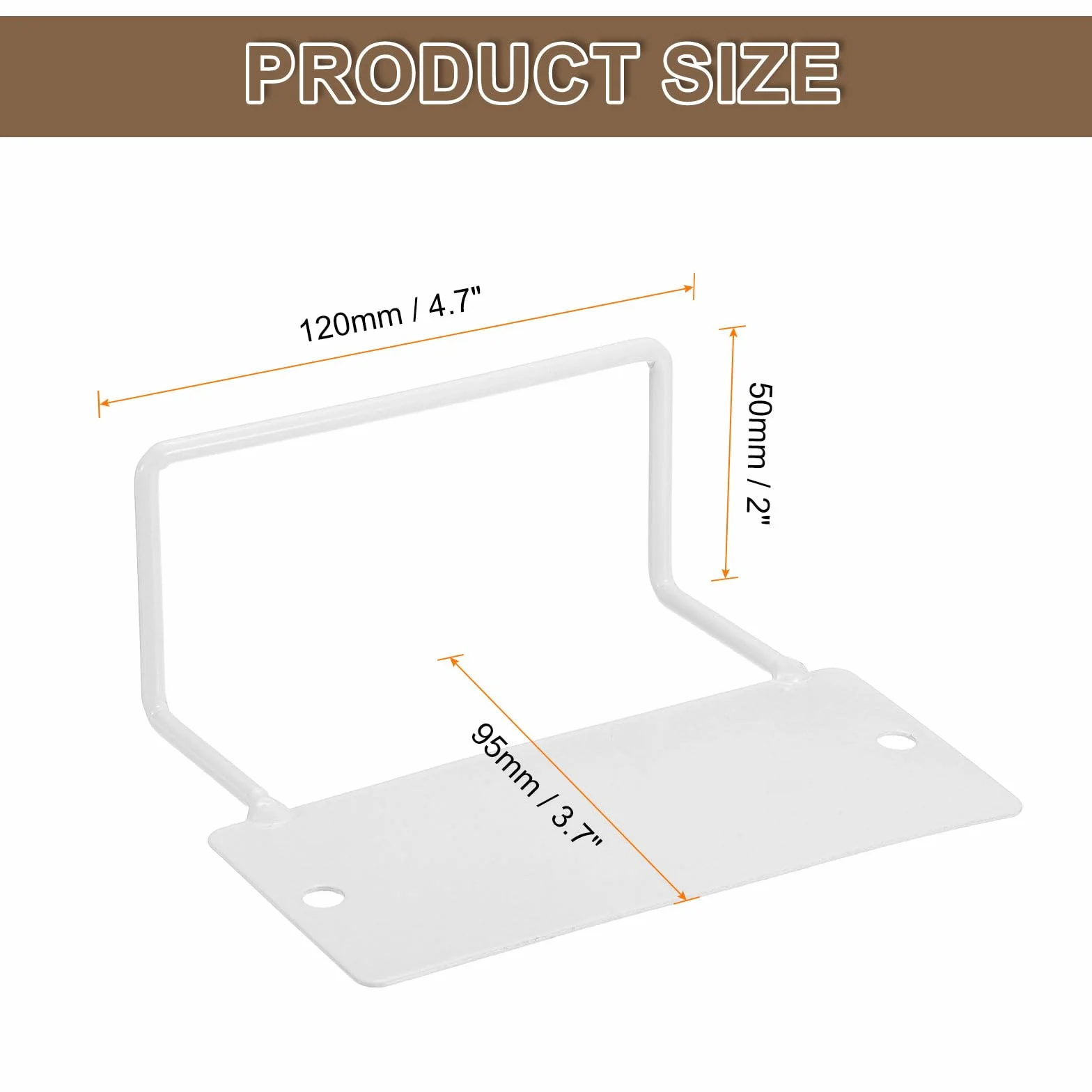 QUARKZMAN 6Pcs Topes Para Colchón, Barra Retenedora De Colchón Soporte Para Colchón Antideslizante Para Evitar Deslizamientos 4.7"L x 3.7"W x 2", Blanco