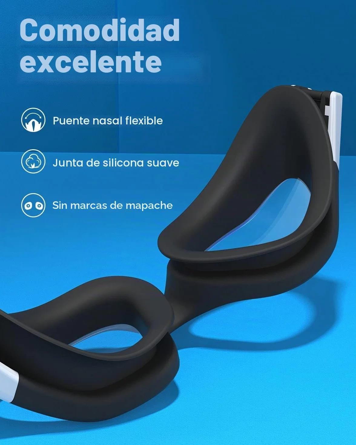 Gafas de natación polarizadas ZIONOR G1 anti niebla UV para adulto