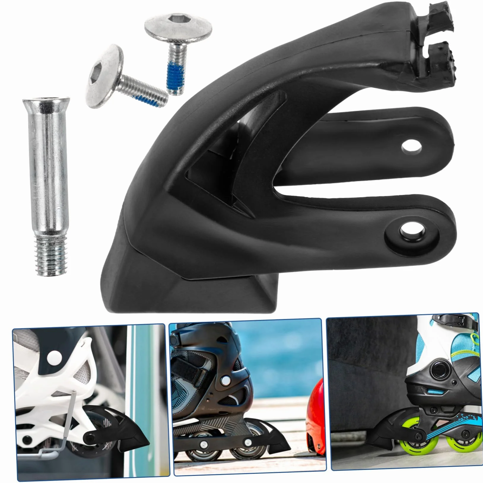 KOMBIUDA Tope de freno universal para patines de ruedas, frenado seguro
