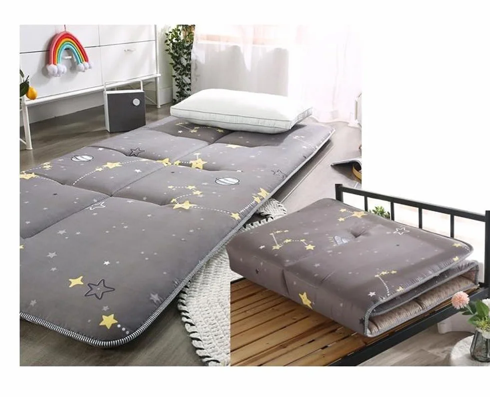 Tapete de futón – Colchón plegable ligero con base antideslizante, relajante para dormir siestas, viajes, cama de invitados, dormitorio, oficina, uso tatami