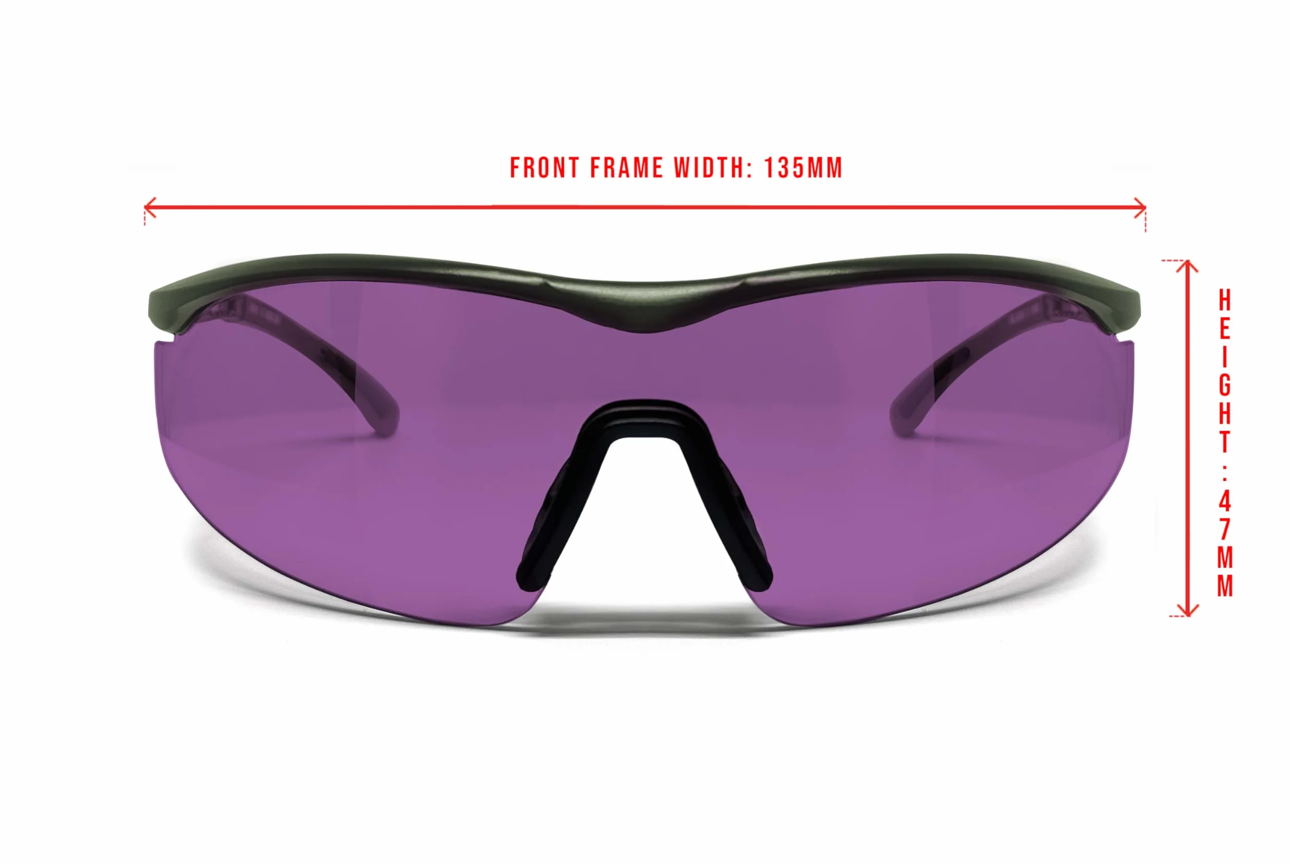BERTONI Gafas de Tiro Protectoras Balistica Tacticas de Seguridad para Disparar con 4 Lentes Incluidas y Estuche – SH898