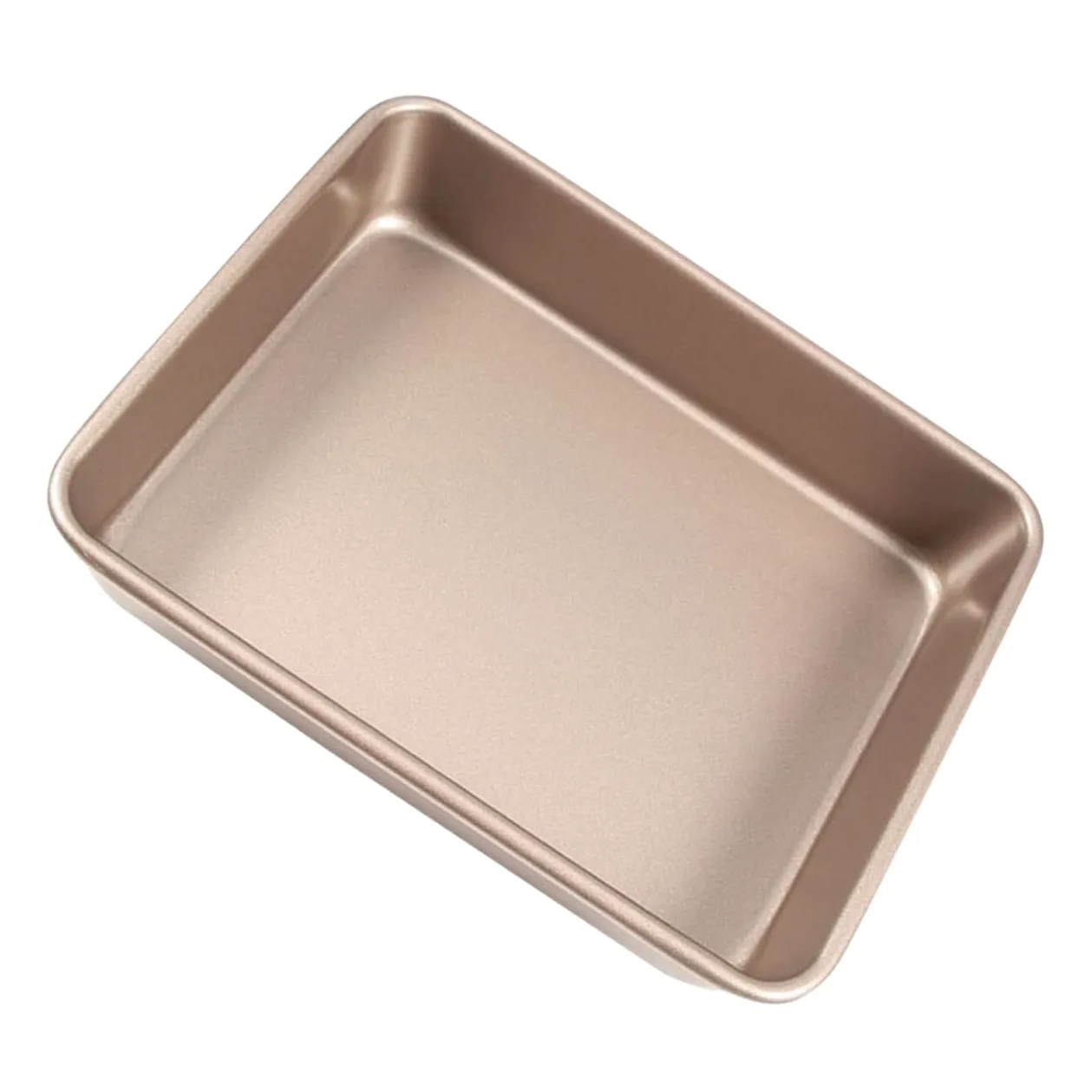 POPETPOP Molde Antiadherente Acero Inoxidable Hornear de Cuadrado Pasteles para Dorado Superficie Lisa Multiusos Repostería y Cocina
