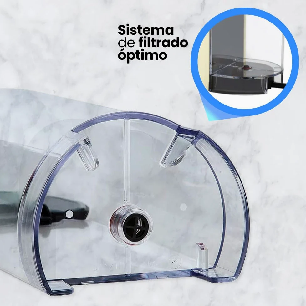 Anakel Home Repuesto Depósito Agua Cafetera MS-0067944 Compatible con Cafetera Nespresso Pixie XN3005, XN3006, XN3008 | Tanque de Agua, Plástico Resistente, Incluye Tapadera, 0.7L