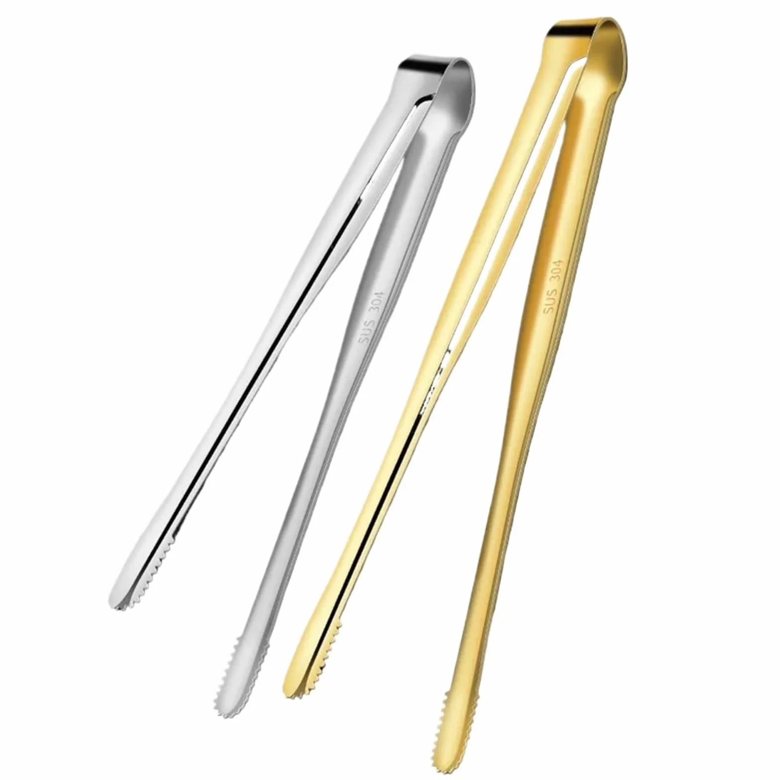 Pinzas De Cocina 3 unids/set pinzas for alimentos barbacoa portátil de acero inoxidable cocina filete ensalada pinza for servir Buffet Clip cocinar pinzas for barbacoa Gadgets for el hogar Para Cocina