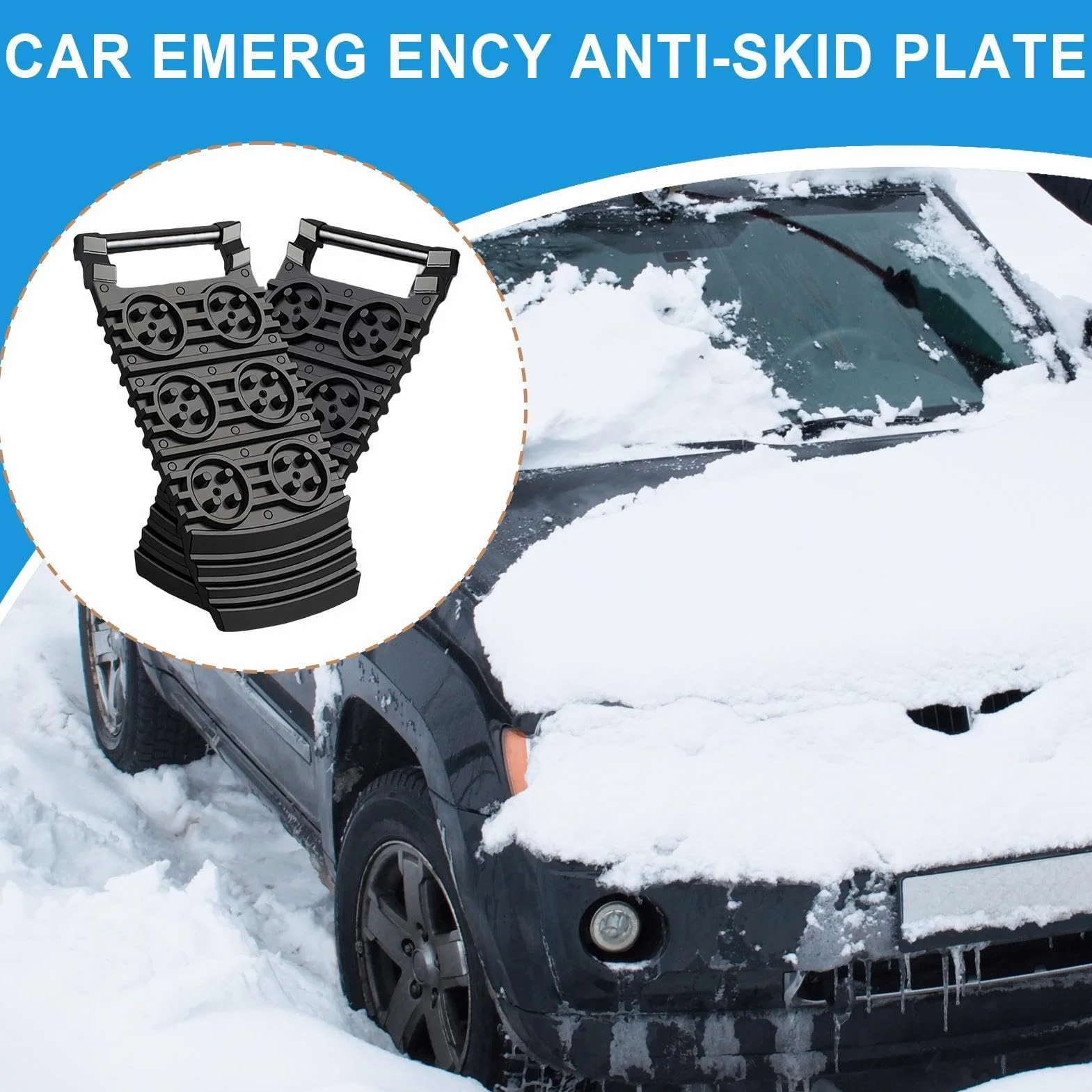 Genérico Traction Boards – 12.4 Inch Recovery Track Ramps | PE Heavy Duty Mats – Dúrable Off-rôad Vehicle Rescue Traction Aids for Mud Sand Snow and Rócky Outdoor Overlanding Trips
