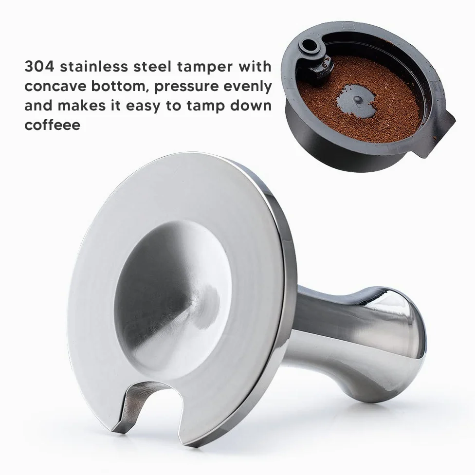 Discos de café Tas simo reutilizables de 60+180 ml, cápsulas recargables Tas simo para cafetera Bosch, discos reutilizables de café BENFUCHEN con una herramienta de llenado de café espresso de