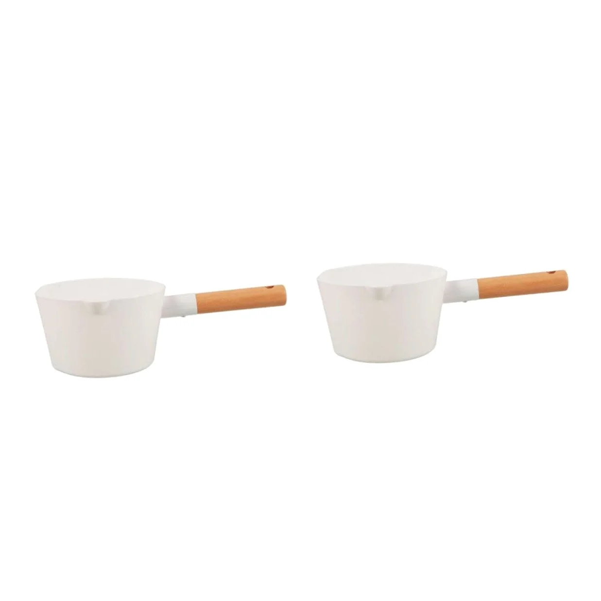 LABRIMP 2piezas Cucharón De Madera De Mango Para Cocina y Baño Para Agua y Lavar Verduras Utensilio Ecológico y Gran Capacidad Doméstico y Restaurantes