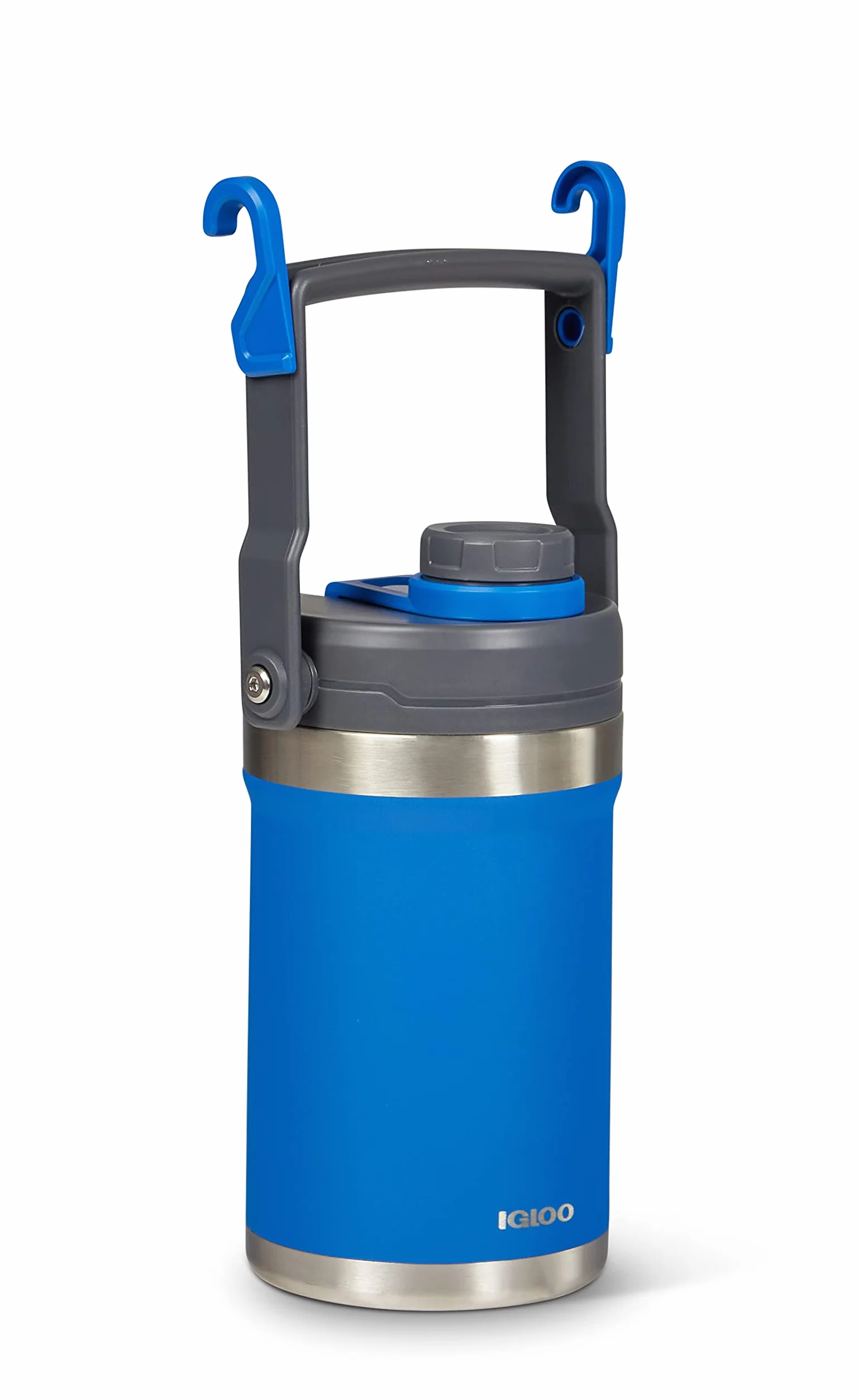 Igloo Jarra deportiva de acero inoxidable azul de 1/2 galones