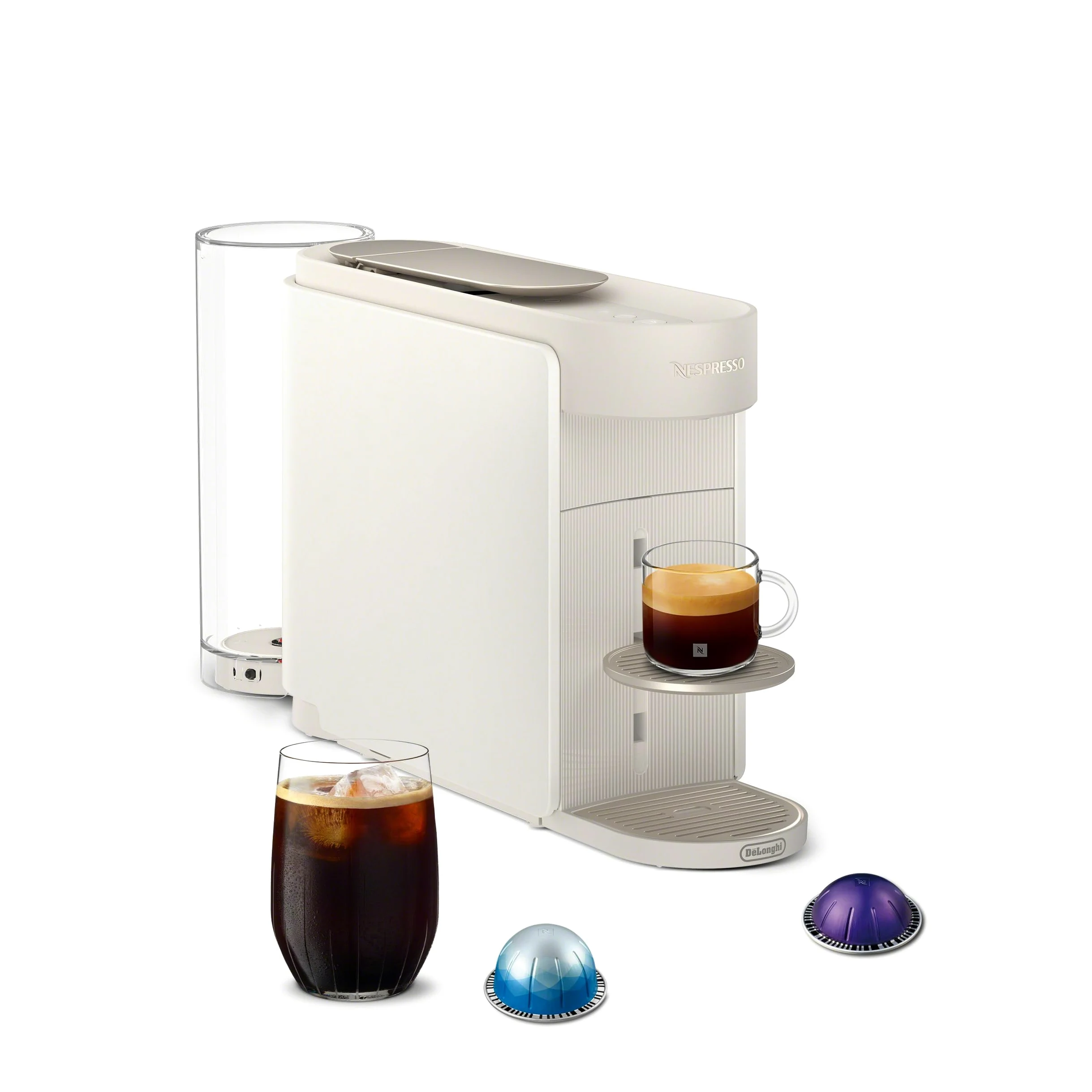 Nespresso DeLonghi Vertuo Up Máquina de café y café espresso Blanco