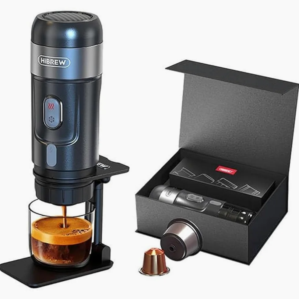 HiBREW Cafetera portátil 3 en 1 con funda de 80 W H4A-premium