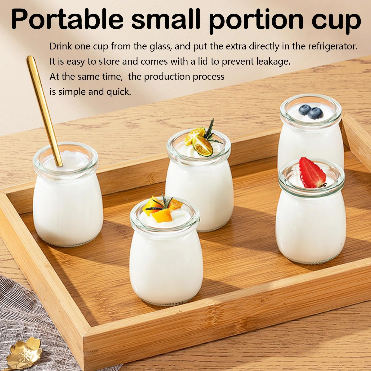 Aisny Yogurtera, Máquina de Yogur con Tazón de Yogur de Acero Inoxidable y 5 Tazas de Yogur 220V 15W Yogurtera Yogur Griego Casero para Hacer Yogur Orgánico Endulzado o Sin Azúcar
