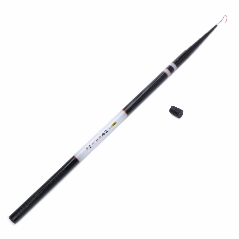 Caña de pescar telescópica 3.6-7.2m fibra de vidrio ultra ligero carpa