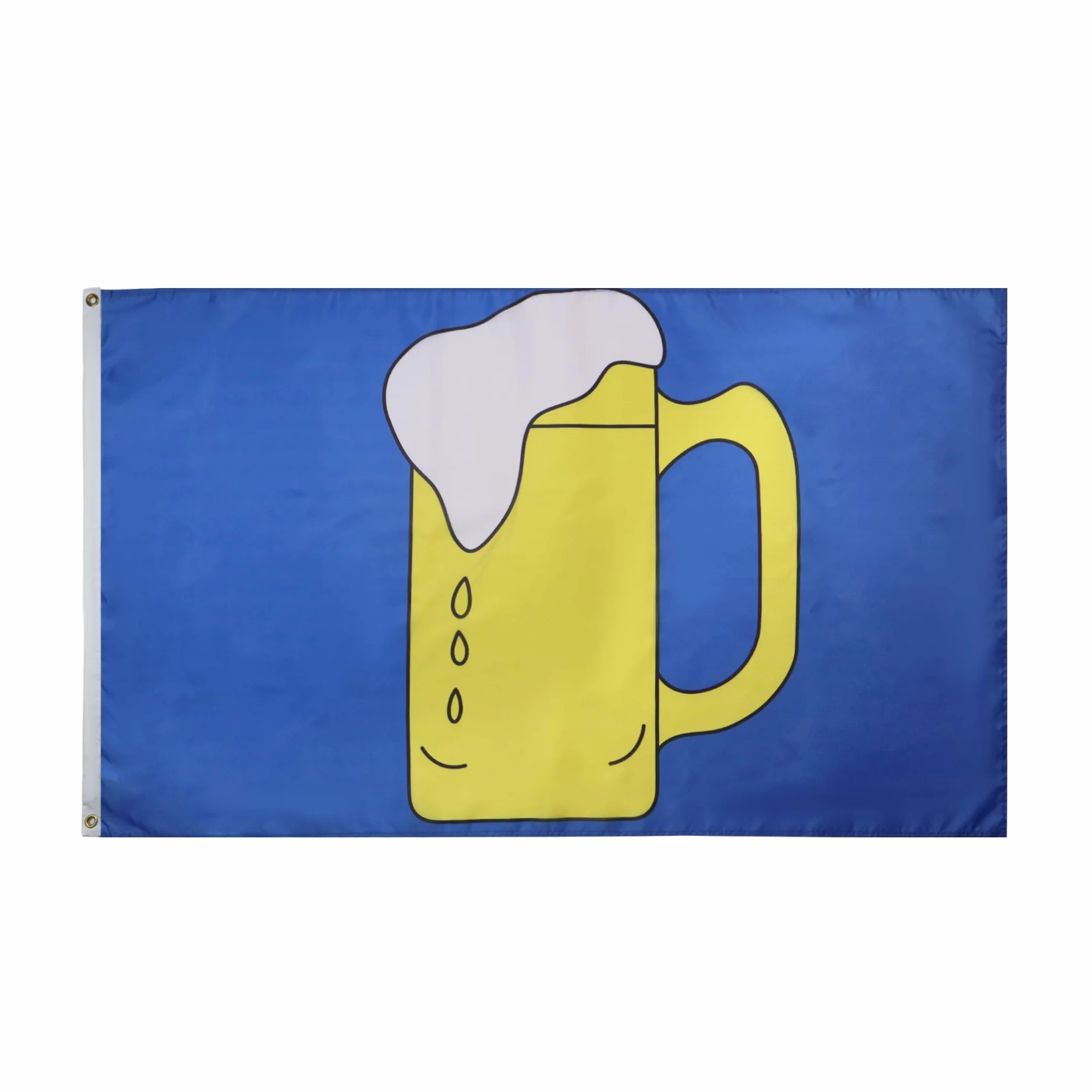 AZ FLAG Bandera Cerveza 150x90 cm Bar 100% Poliéster Ojales Metal 110g Colores Vivos Resistente Decoloración