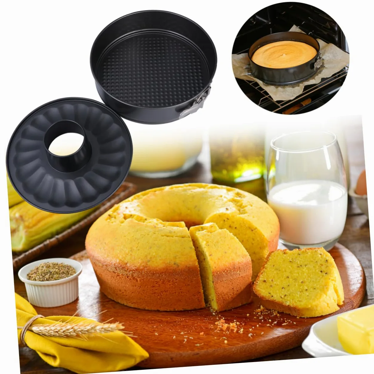 Molde Para Pasteles De Molde Redondo Para Tartas Utensilios De Cocina Duraderos