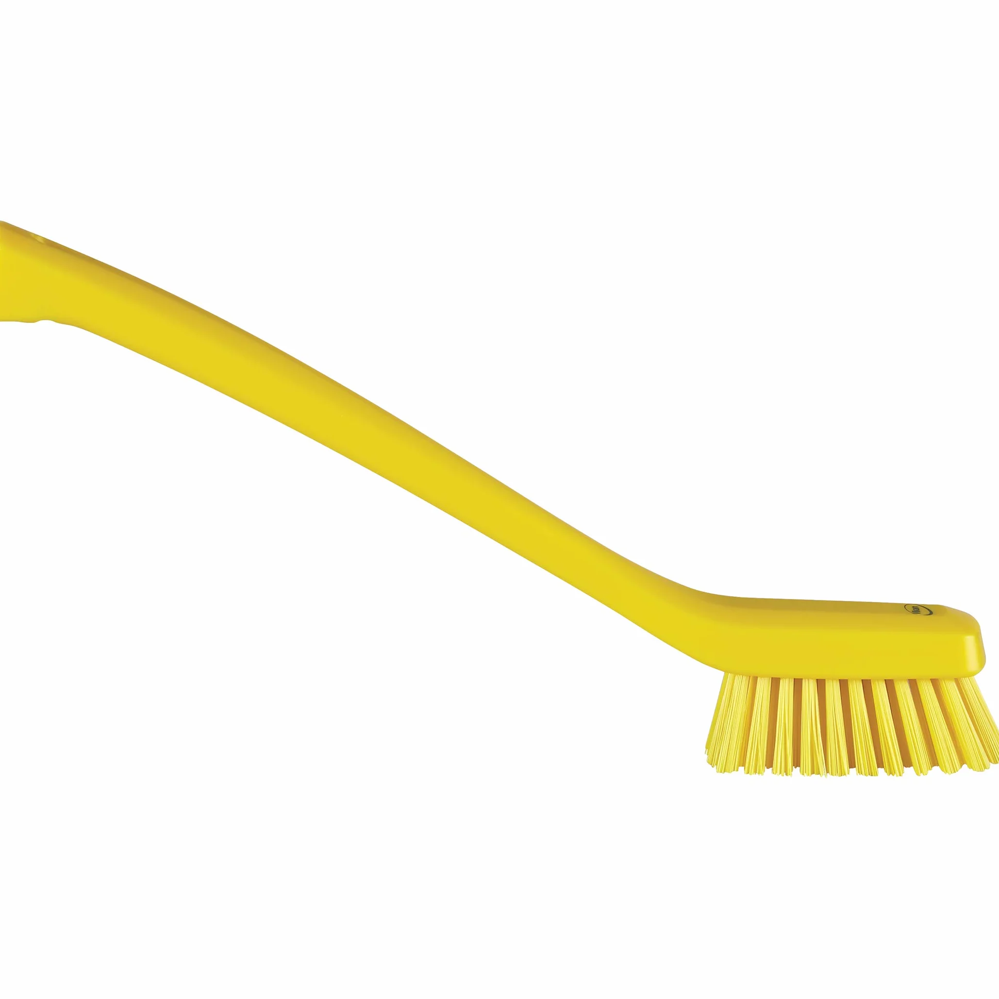 Vikan Cepillo de Mango Estrecho Largo, Bloque de Polipropileno, Amarillo, Talla única