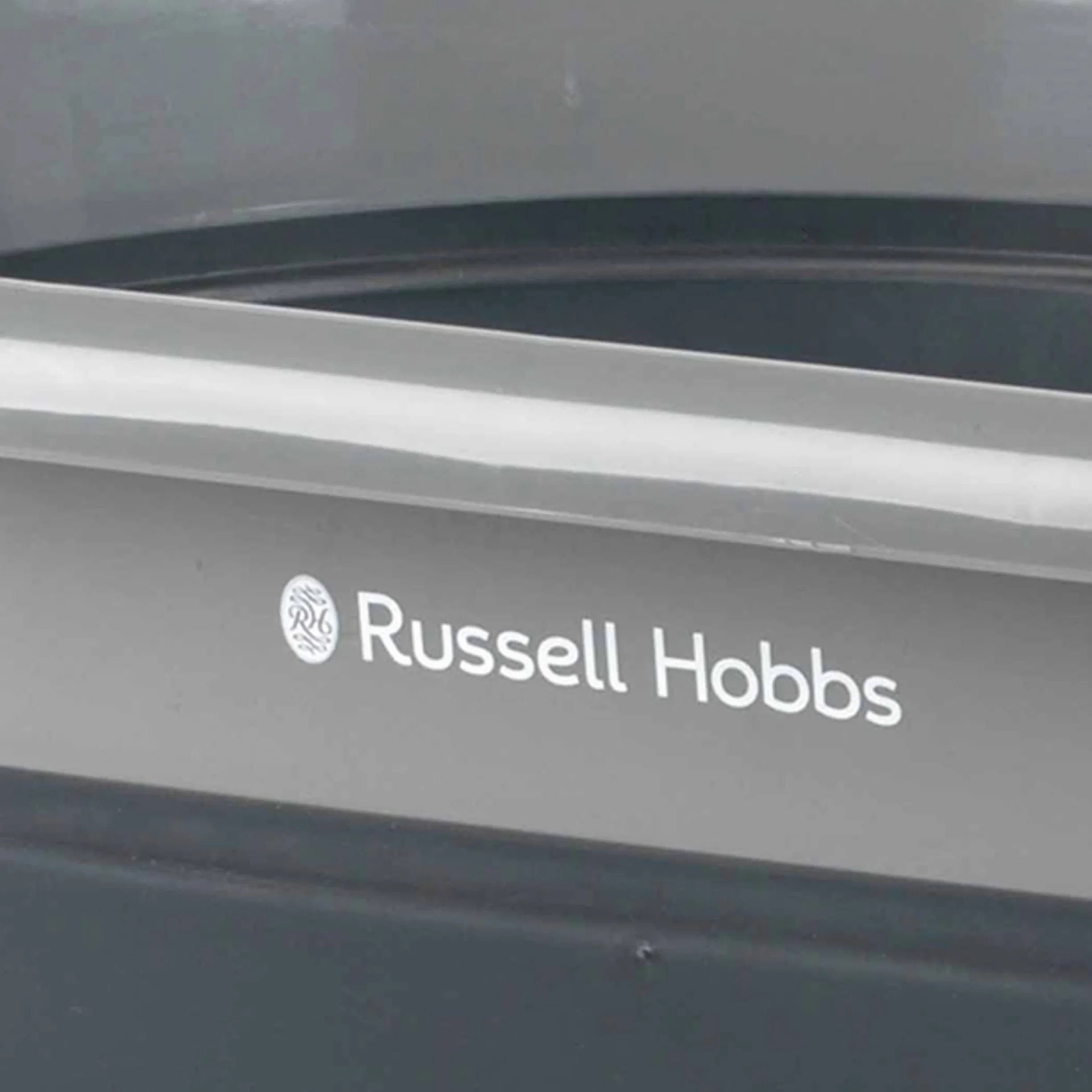 Russell Hobbs Cesta de lavandería plegable 27L silicona/plástico negro/gris