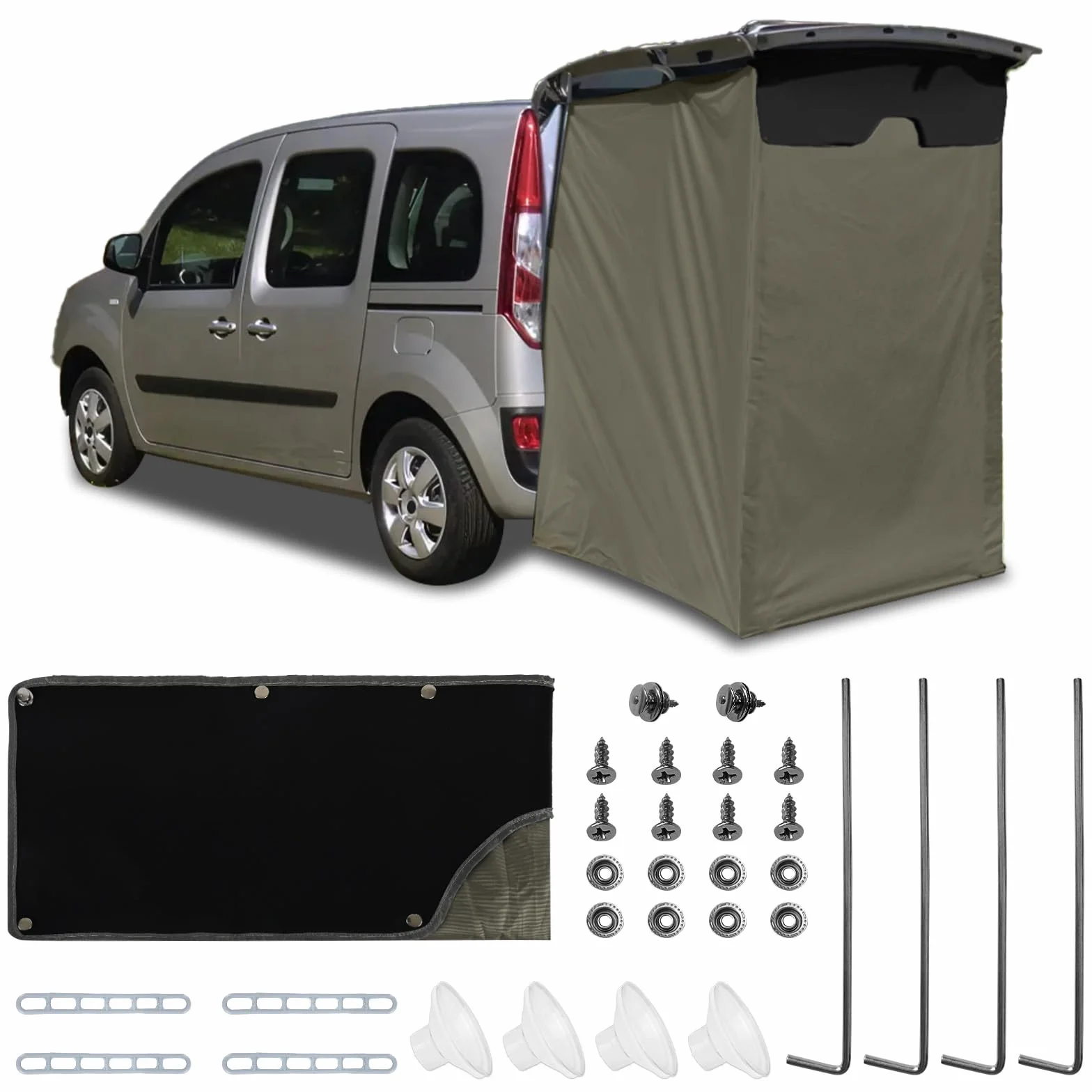 Carpa Trasera Reemplazo para VW T4 T5 T6 T6.1 Impermeable para Autobús SUV Van Camping