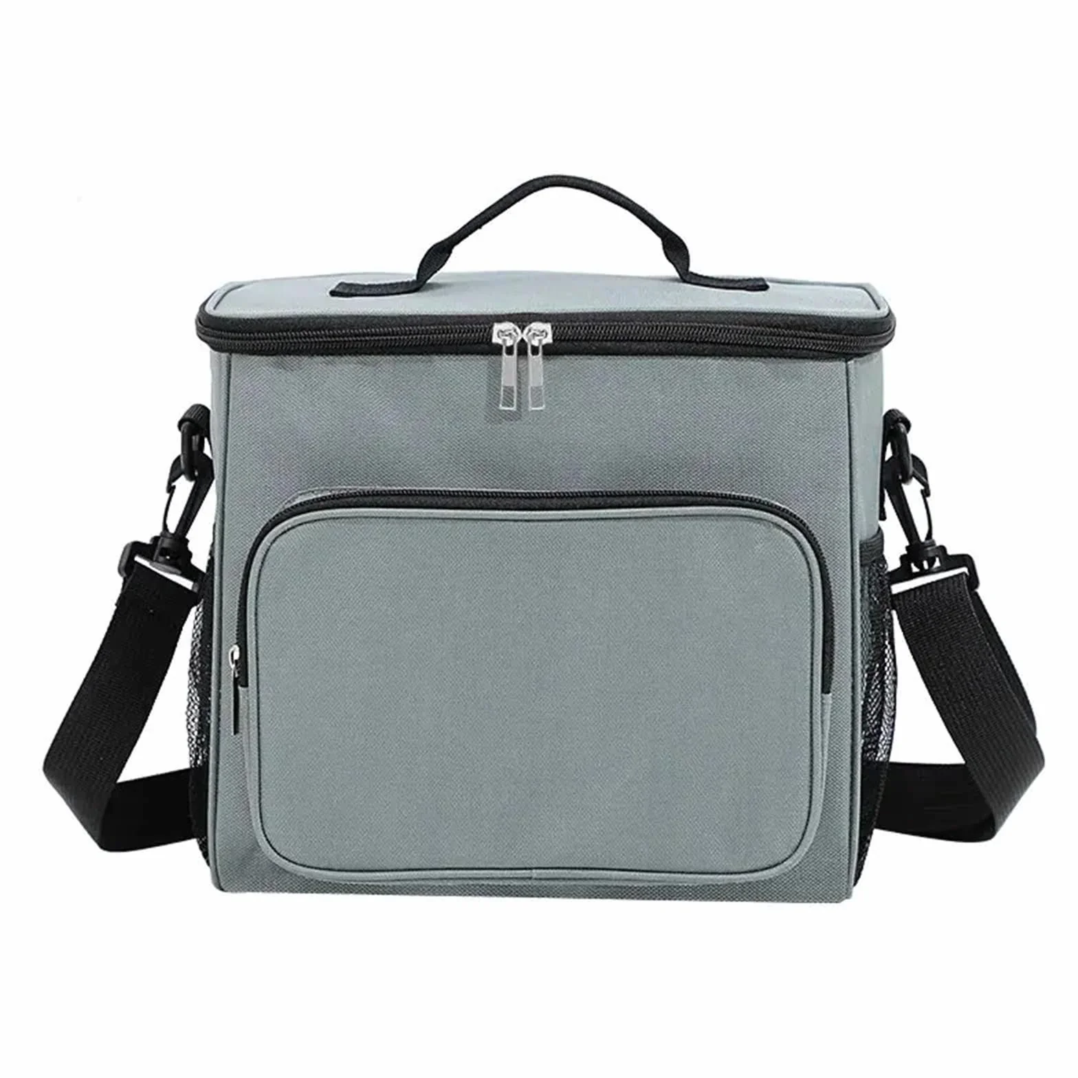 Bolsa Bento gruesa de tela Oxford, bolsa aislante portátil gran capacidad, pícnic al aire libre, almuerzo for estudiantes, 2 uds