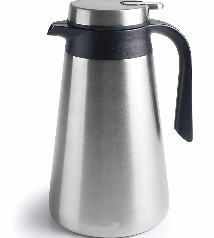 Suinga Termo Acero Inoxidable 2.2 L | Botella de Agua Aislante | Se Mantiene Caliente o Frio 24 Horas | Botella Termica Agua
