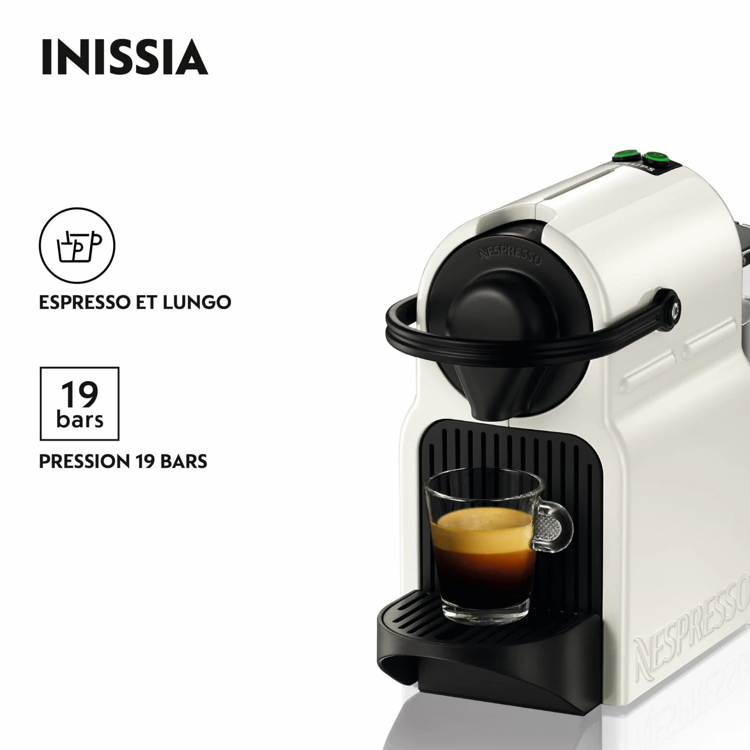 Krups YY1530FD - Cafetera de cápsulas, color blanco