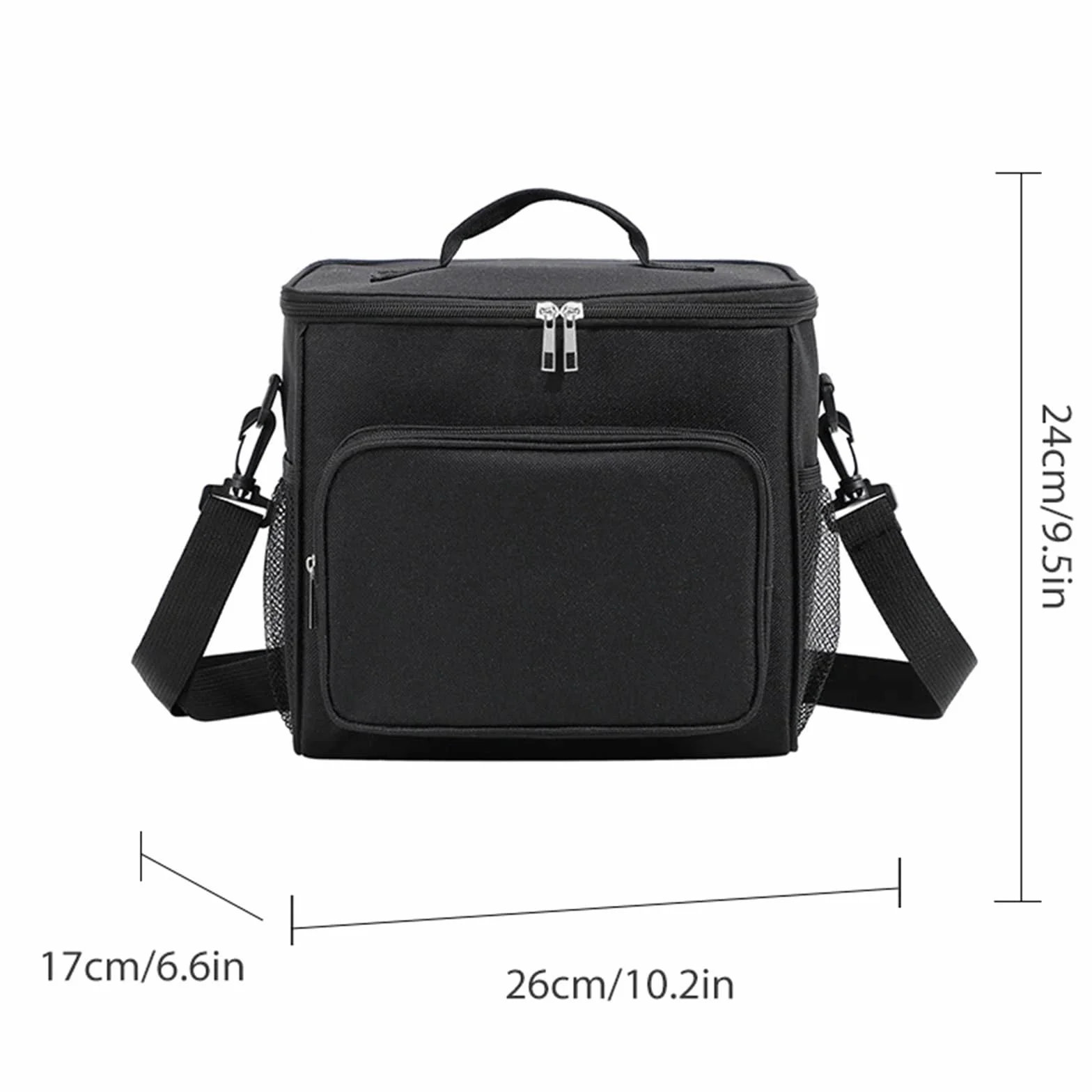 Bolsa Bento gruesa de tela Oxford, bolsa aislante portátil gran capacidad, pícnic al aire libre, almuerzo for estudiantes, 2 uds