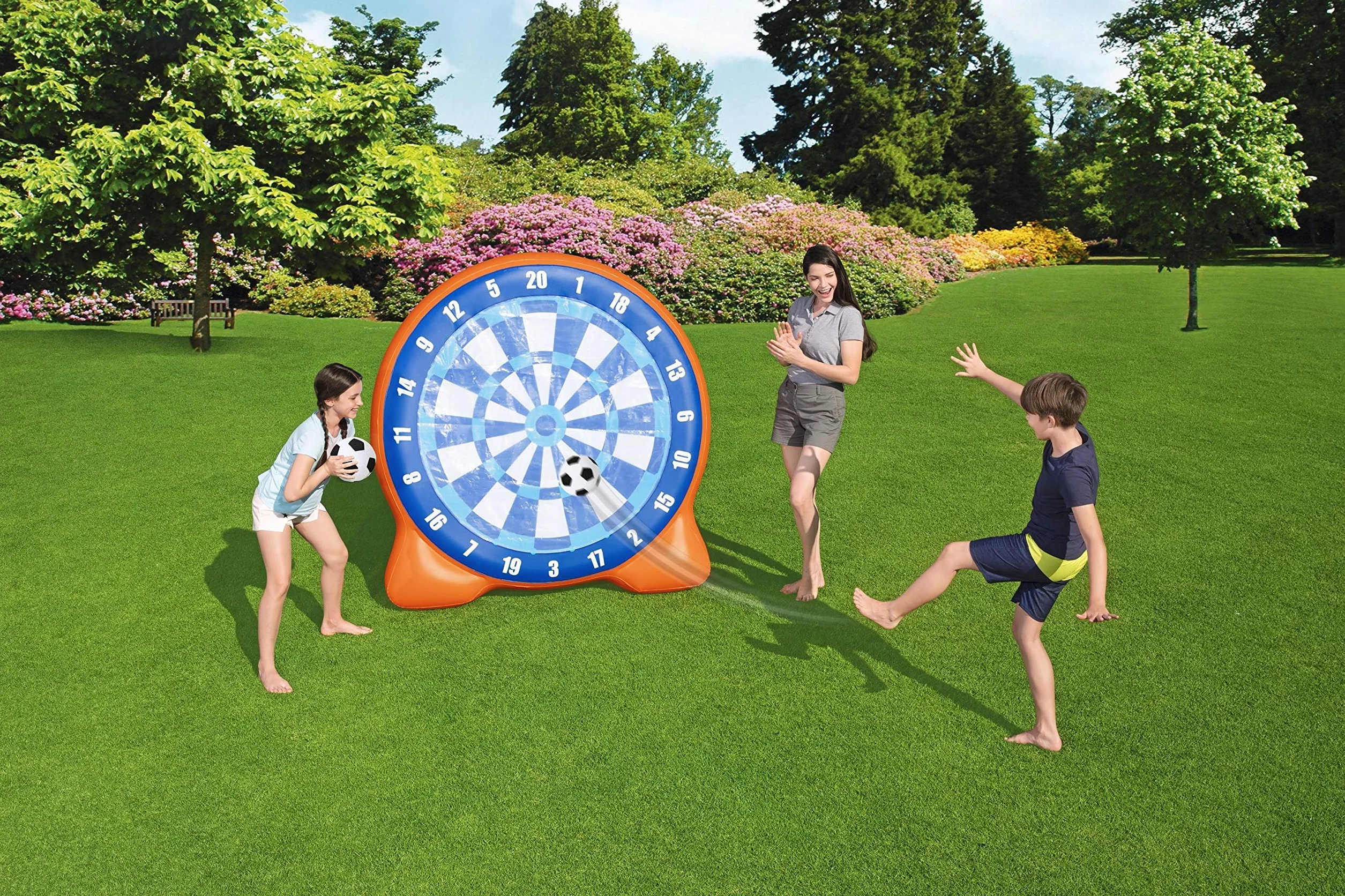 Bestway aufblasbares Dartboard Diana 1,57 x 1,07 x 1,57 m
