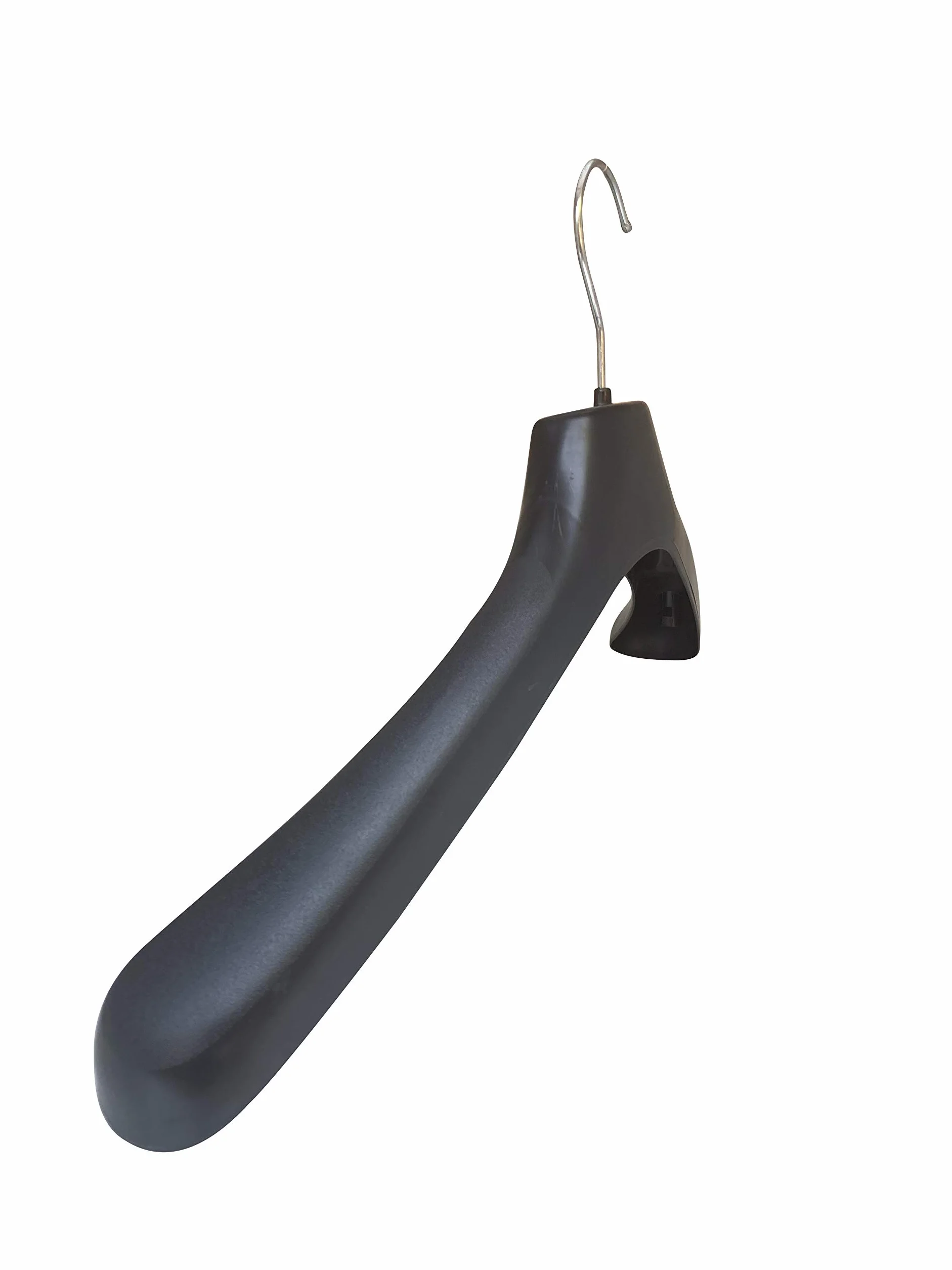 Kiroplast Paquete de 25 Perchas para Abrigos, Chaquetas y Cazadoras, de Espalda Ancha, de plástico Antideslizante, 42 cm