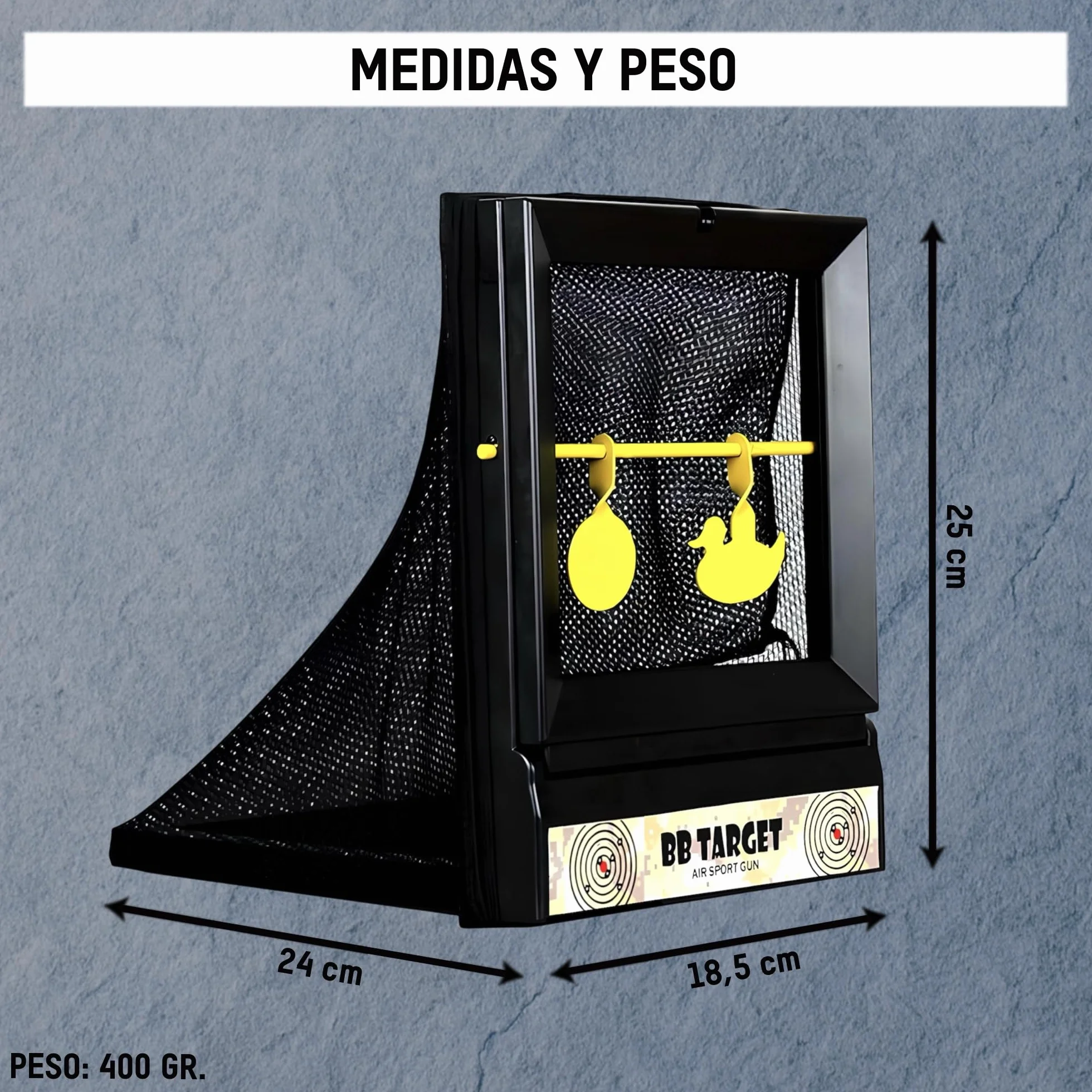 Objetivo de Tiro para Airsoft Tirachinas Red Entrenamiento Puntería Precisión