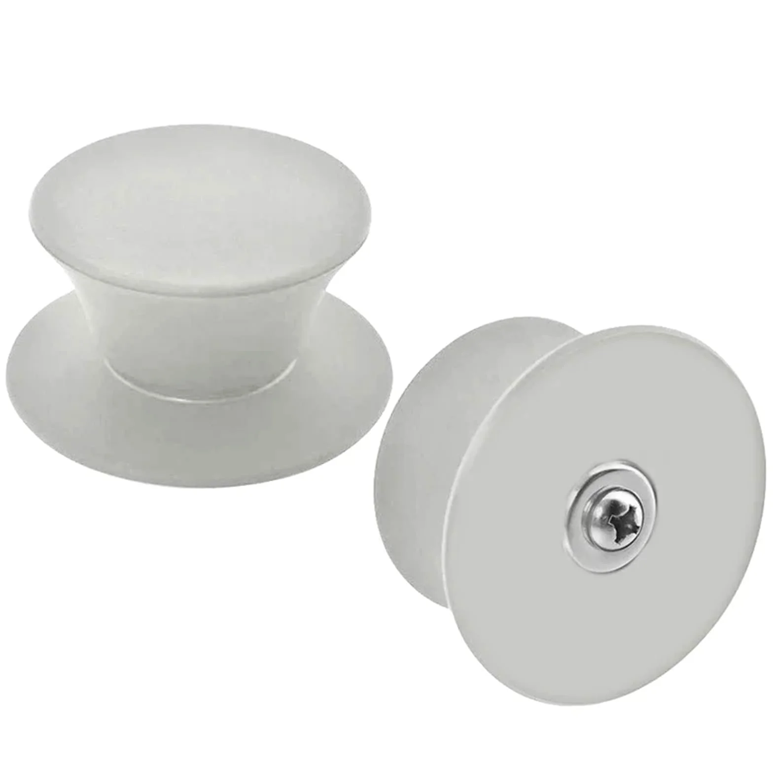 Asa de la tapa de una olla, Reemplazo de mango tapa olla silicona 12 piezas multicolor(Grey)