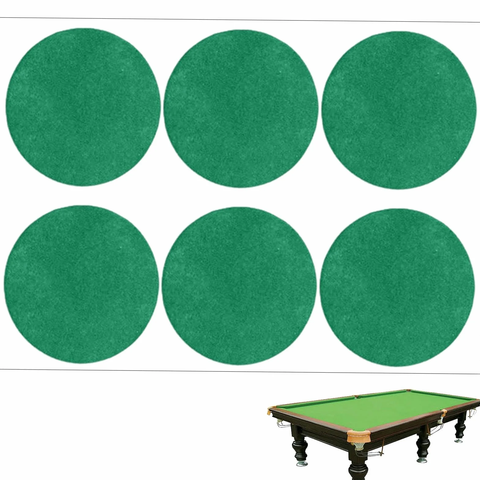 Pegatinas de Parche de Billar, Parche de Reparación de Tela con Puntos de Marcado - Parches para Mantel, Herramienta de Repuesto de Fieltro