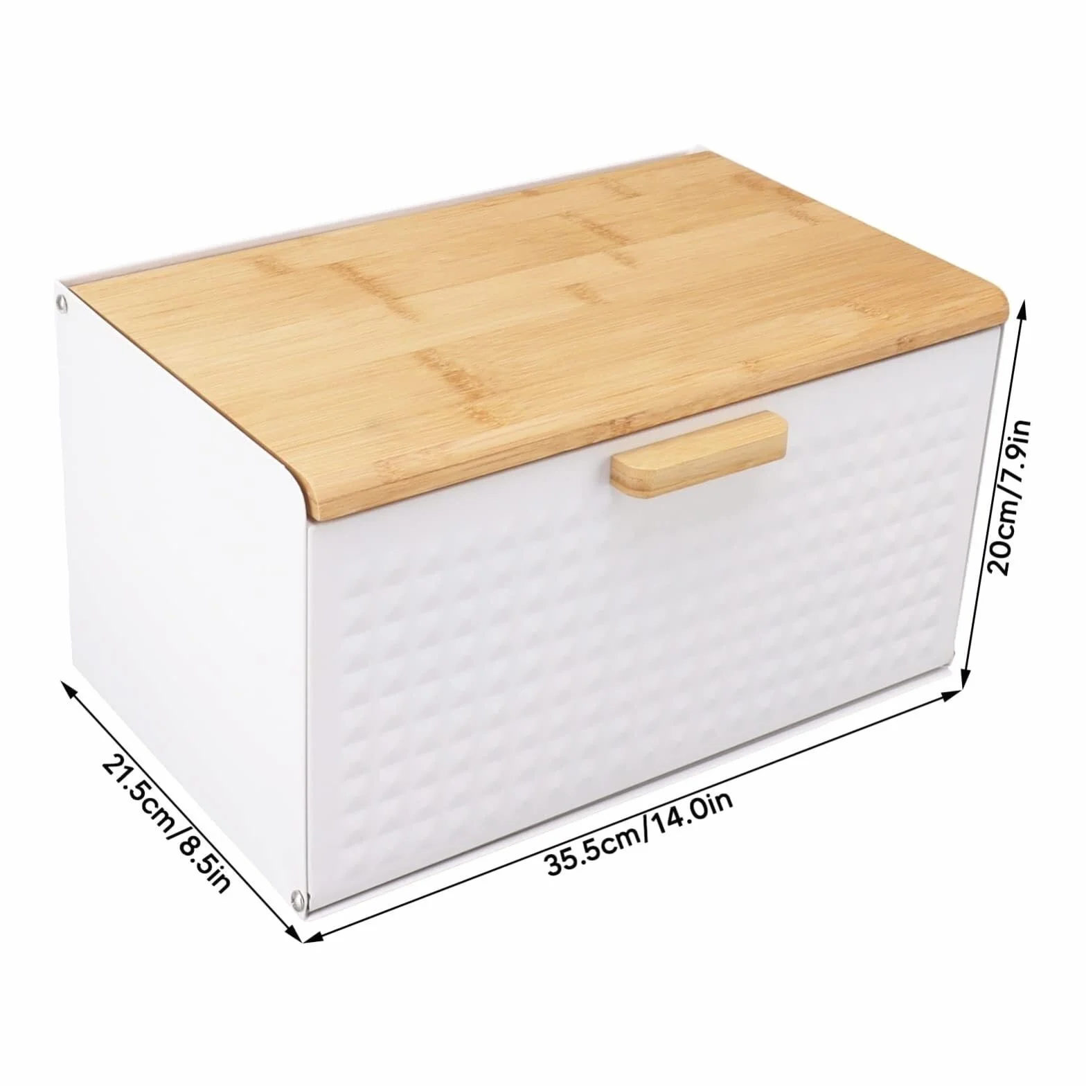 Caja De Pan Panera para Pan Panera De Madera, Recipiente De Almacenamiento De Pan De Gran Capacidad con Tapa Superior, Panera Resistente De Estilo Vintage Caja Contenedor De Pan(Black)