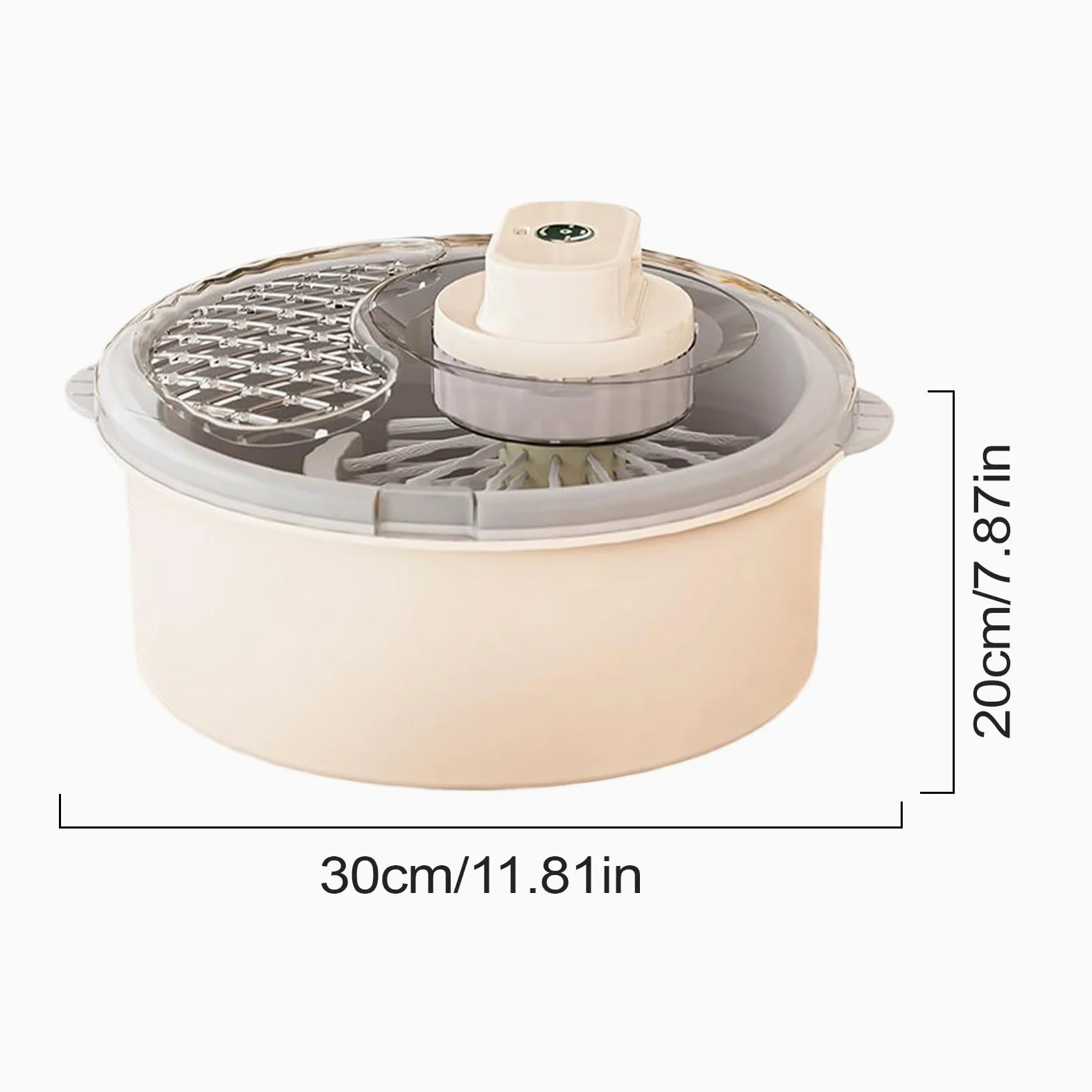 Centrifugadora De Lechuga | Centrifugadora De Alimentos Giratoria | Bol para Lavar Verduras | Para En La Cocina Con Productos Alimenticios Lechuga Ensalada Fresa Y Para La Preparación De Co