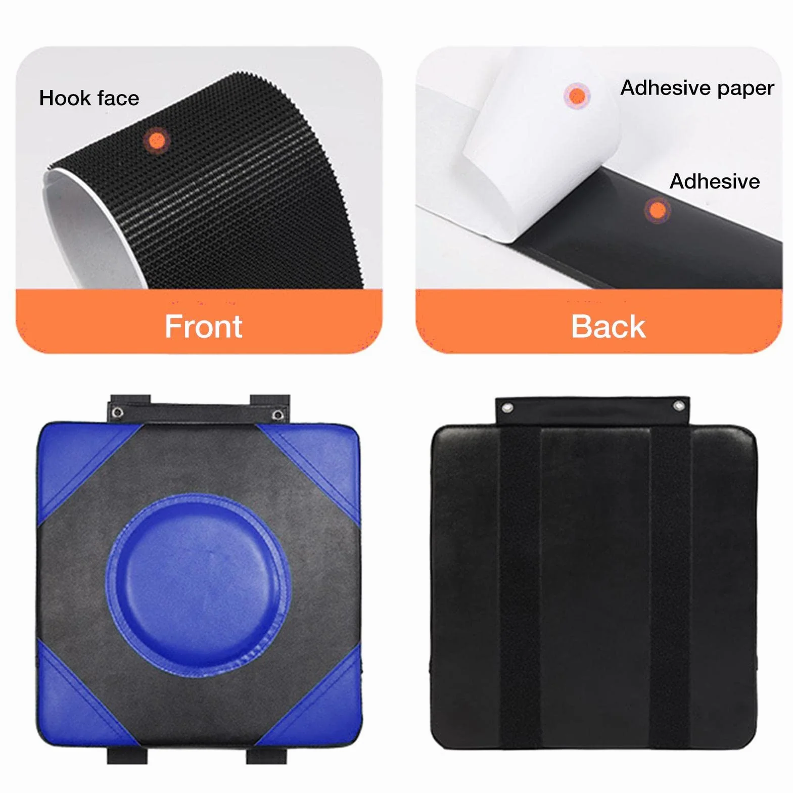 Almohadilla de boxeo para pared, entrenamiento montado en pared, protección para manos, esponja ajustable de alta elasticidad