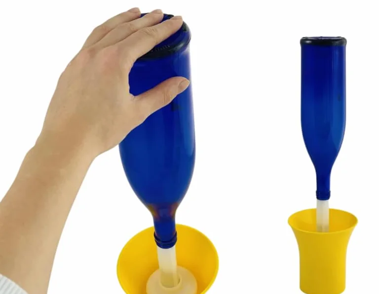 AlcoFermBrew Esterilizador de enjuague de botellas HOMEECO - Limpiador y limpiador para botellas de vino y cerveza, se adapta a escurridores de árboles