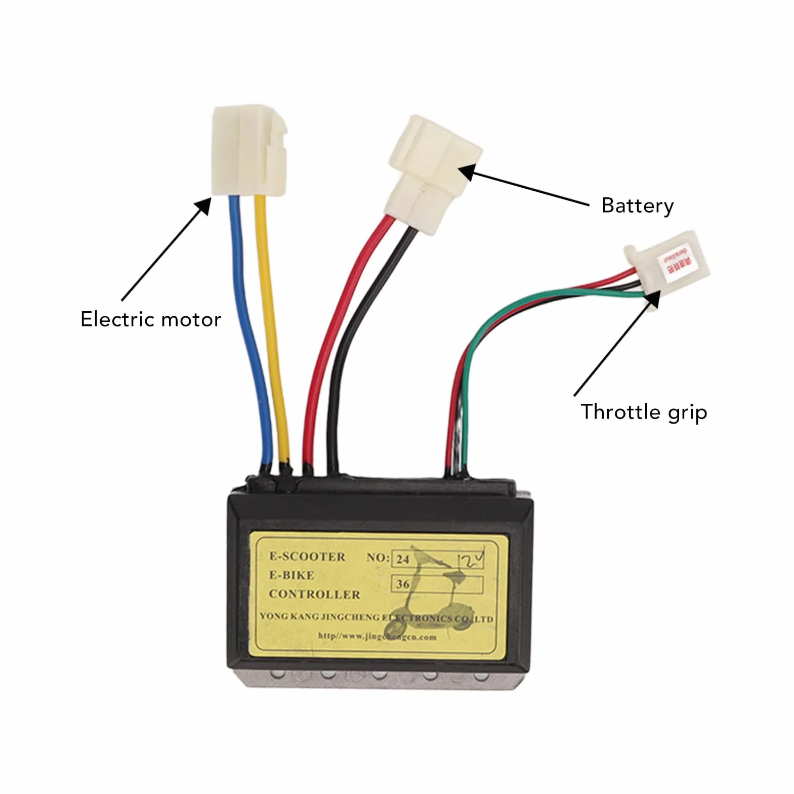 KIMISS Kit de Motor de Bicicleta Eléctrica 12V 250W 2750RPM con Controlador