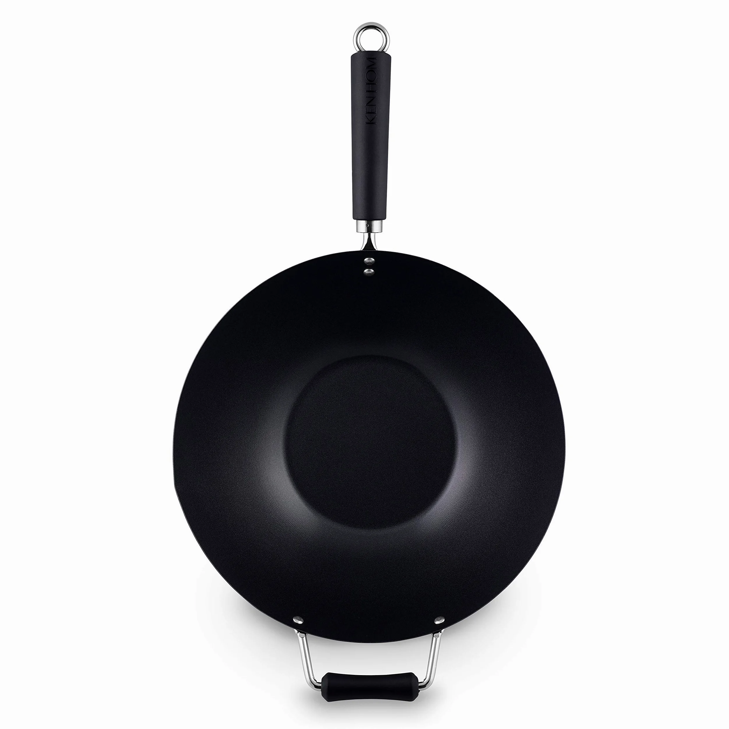 Ken Hom Excellence Wok 35 cm, Acero al Carbono, Wok Induccion