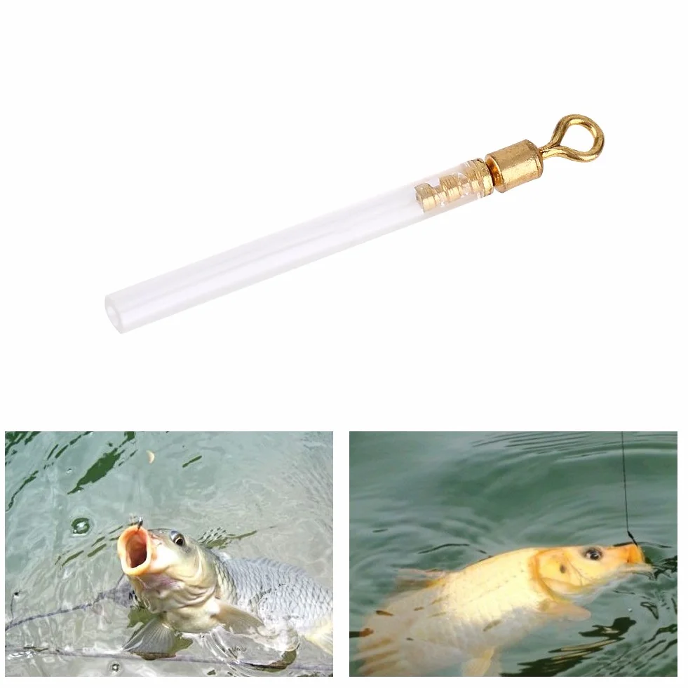 Adaptadores de Flotador Giratorio de Cobre 50 Piezas 3 Tamaños Accesorios para Pesca