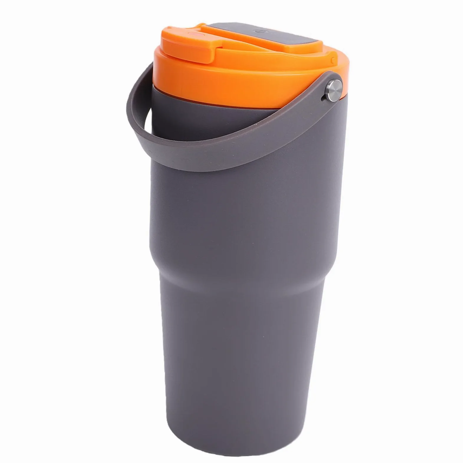 GLOGLOW Portátil, Tazas y Tazas Taza de café Eléctrica, Taza de café Recargable por USB de 600 Ml con Diseño Aislado, para Viajes, Camping, Coche, Oficina, Portátil, Acero Inoxidable 304