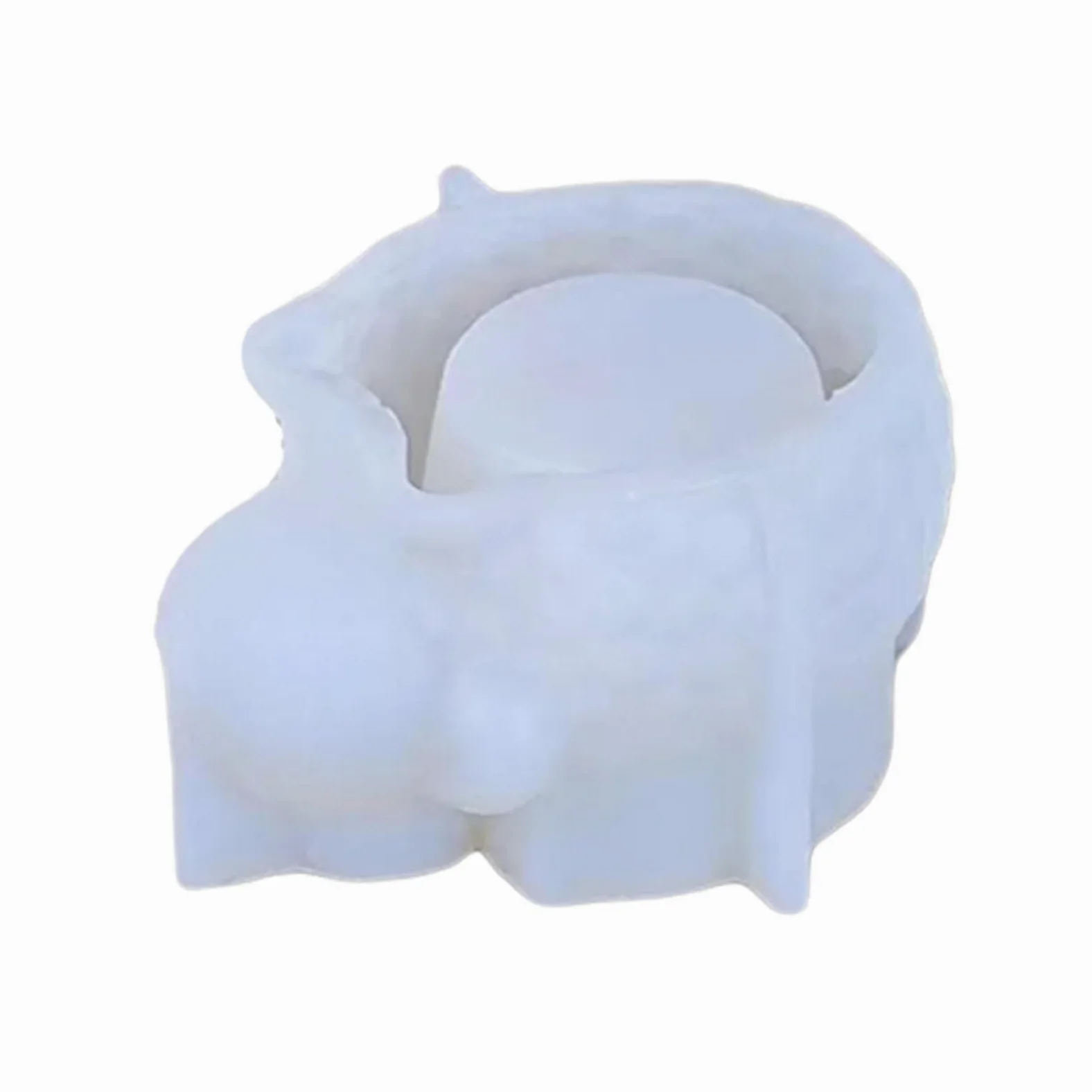Moldes de silicona hechos a mano para macetas, moldes de silicona con forma de animal, ideales para macetas de flores