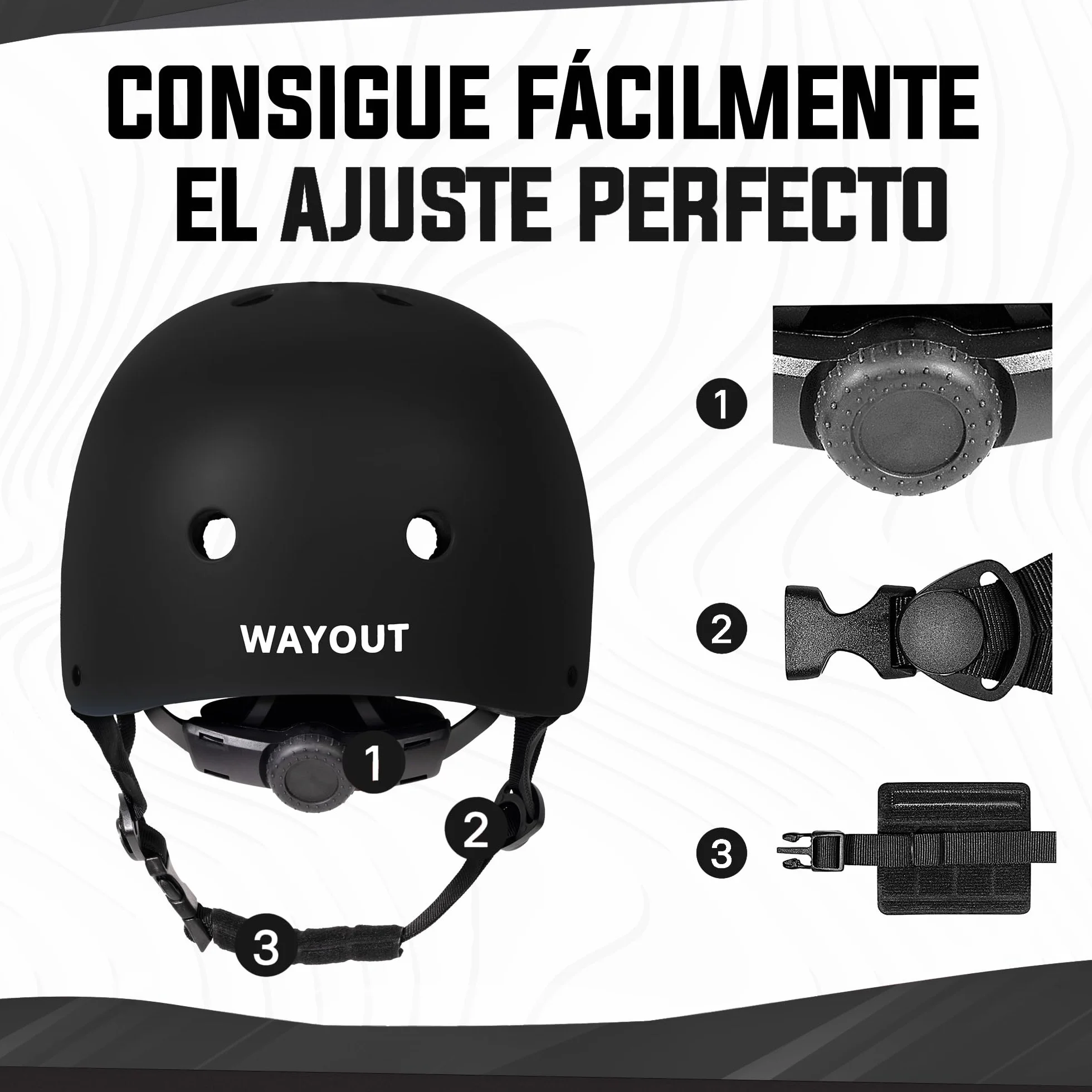 Casco Deportivo Unisex Niños Jóvenes Adultos
