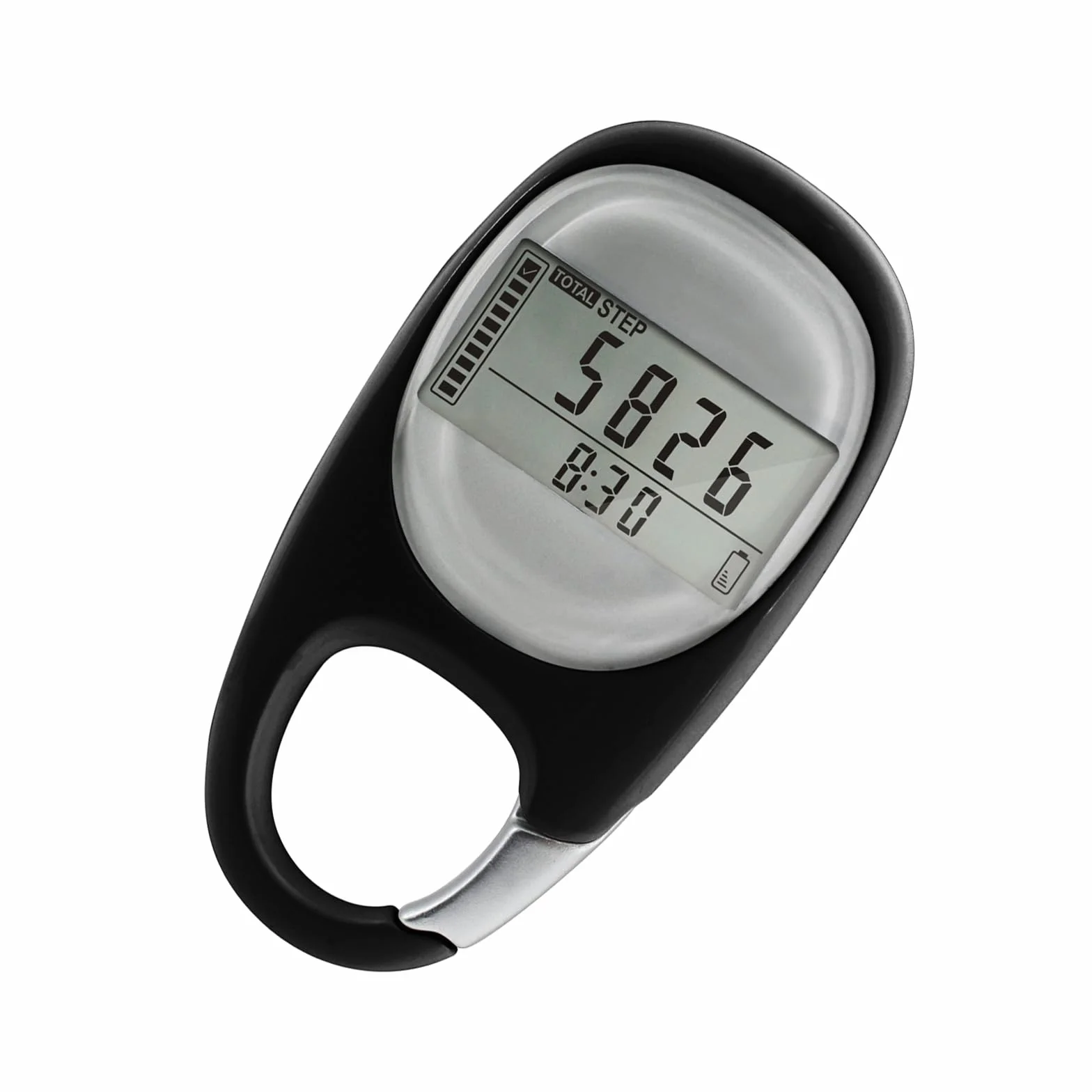 Podómetro Digital 3D, Contador de Pasos Sencillo, sin App sin Bluetooth para Caminar o Correr