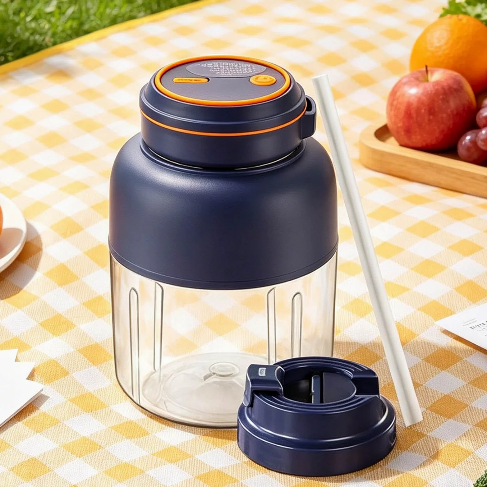 Batidora Licuadora Portátil Vaso Mezclador Eléctrico Inalámbrico Personal | Licuadora Portátil Personal Para Batidos Café Bebidas Comida Viaje Gimnasio Cocina Playa Pícnic Camping Mesa Hog