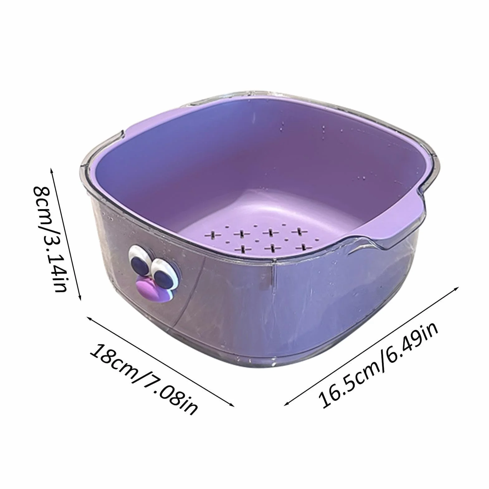 Juego de coladores de cocina 2 en 1 para drenaje de alimentos, colador de doble capa para lavar frutas y verduras, perfecto para limpieza de pasta, arroz, ensalada y bayas