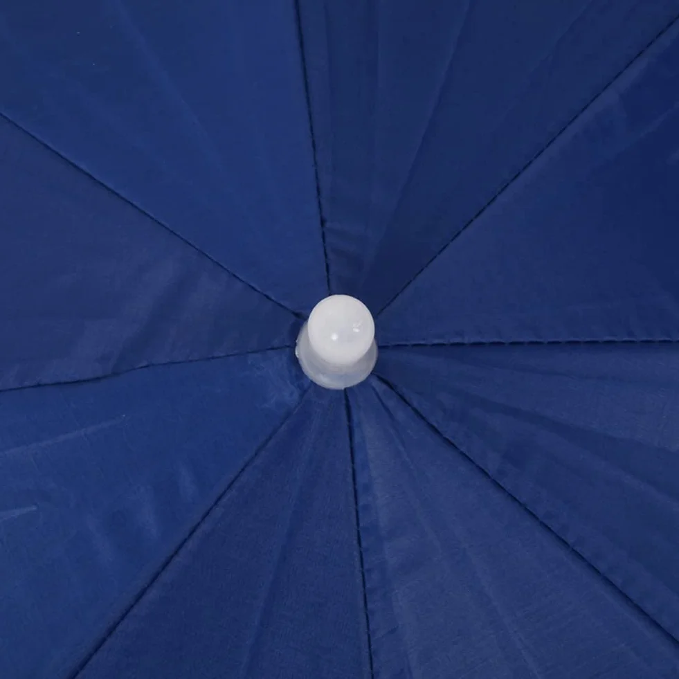 Sombrero Paraguas de Pesca 26 Pulgada Diametro Banda Azul Oscuro