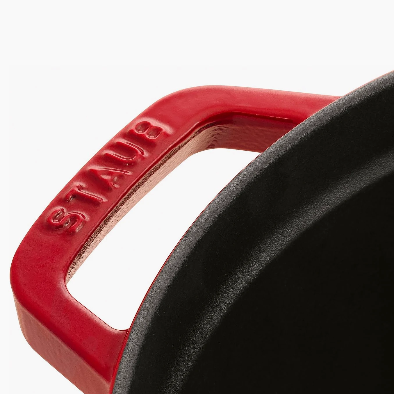 STAUB Cacerola/Cocotte de Hierro Fundido, 18 cm de Diámetro, 1,7 L, Rojo Cereza