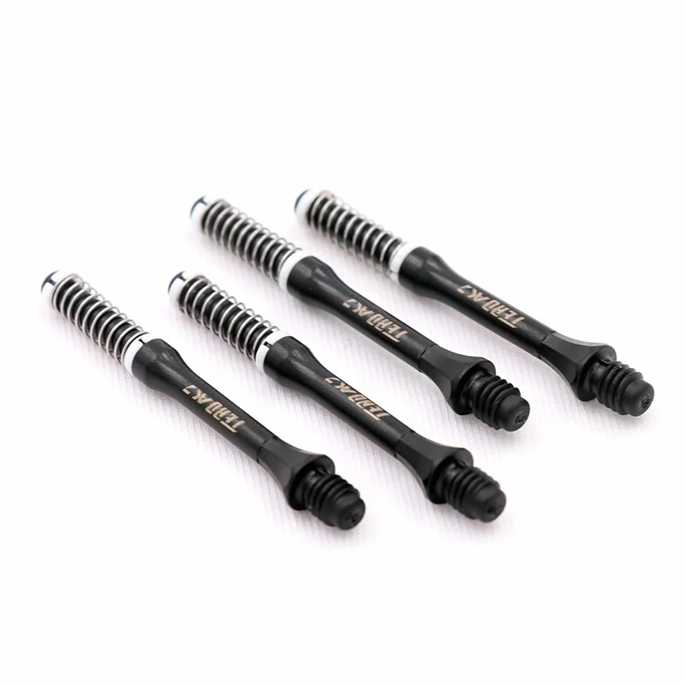 CUESOUL TERO AK7 Flechas de Dardos Telescopio de Resorte Incorporado para Flechas de Punta de Acero y Flechas de Punta Suave, Juego de 4 Piezas